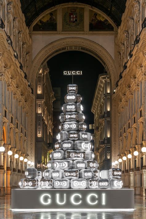 milan gucci christmas tree|A Look at the Gucci Christmas Tree in Milan, Which Is Not a Tree .